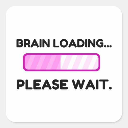 脳負荷 スクエアシール (正面)