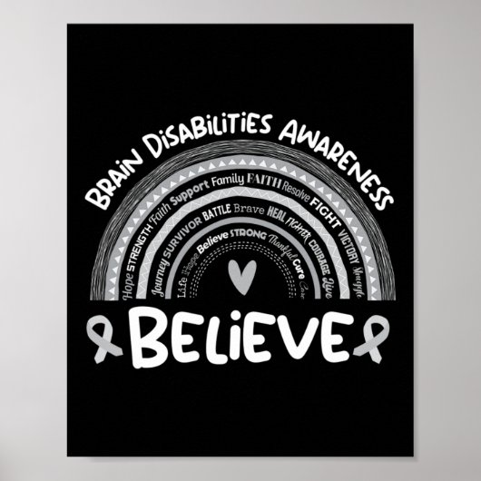 脳障信じ害認識度月 ポスター (正面)