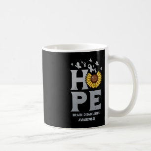 脳障害シルバーホープヴィンテージひまわりA コーヒーマグカップ