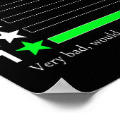 脳障害非常に悪い障害認識度 ポスター (角)