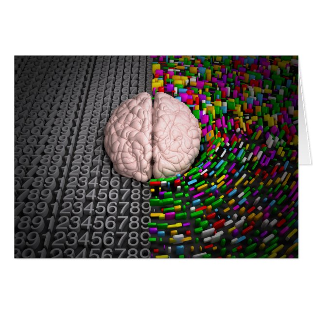 脳離れと右脳 (正面横)