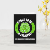 脳震症候群誇りを持った認識度が戦闘員になる カード (黄色い花)