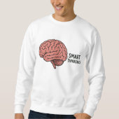 脳頭が切れる考えの力 スウェットシャツ (正面)