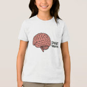 脳頭が切れる考えの力 トライブレンドＴシャツ (正面)