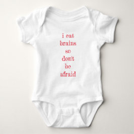 脳食べだ ベビーボディスーツ