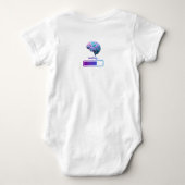 脳食べだ ベビーボディスーツ (裏面)