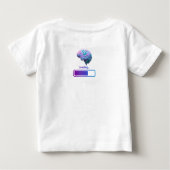 脳食べだ ベビーTシャツ (裏面)
