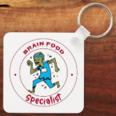 脳食品専門家ゾンビ脳 キーホルダー (裏面)
