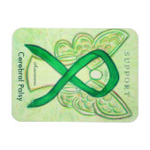 脳麻痺認識度リボンエンジェルマグネットギフト マグネット (横)