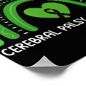 脳麻痺認識度月レトロレインボーブレイン ポスター (角)