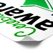 脳麻痺認識度5 ポスター (角)