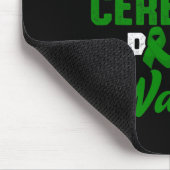 脳麻痺Cp認識度誇りを持った戦士サバイバー マウスパッド (コーナー)