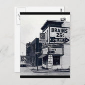 脳25セント ポストカード (正面/裏面)