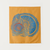 脳 タペストリー (正面)