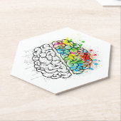 脳 ペーパーコースター (アングル)