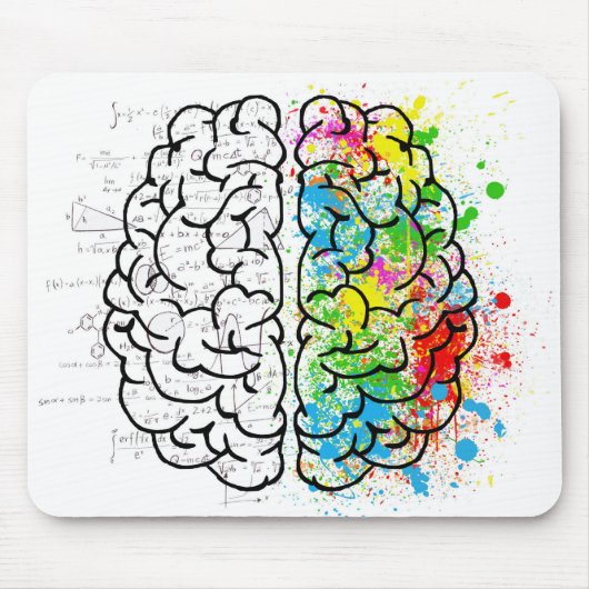 脳 マウスパッド (正面)
