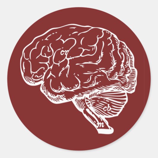 脳 ラウンドシール (正面)