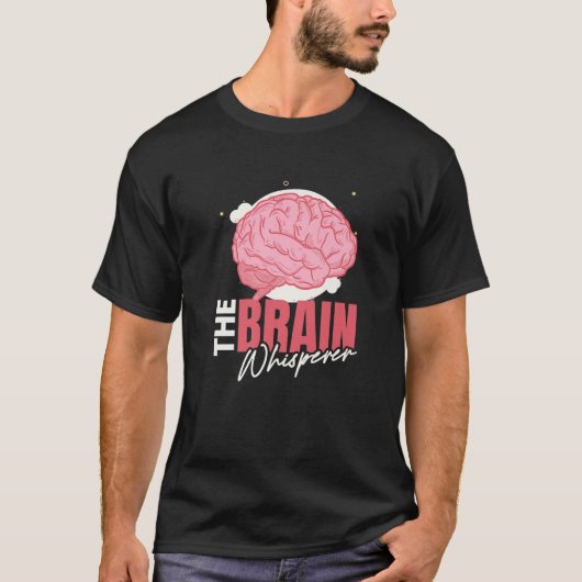 脳I脳小声I神経科医Neurosci Tシャツ (正面)