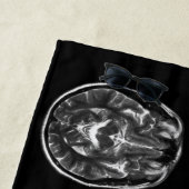 脳MRIスキャン ビーチタオル (インサイチュ)