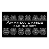 脳MRIスキャン マグネット名刺 (正面)