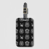 脳MRIスキャン ラゲッジタグ (正面縦)