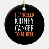 腎がんを克服した人 セラミックオーナメント (裏面)
