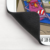 腎不全のユーモア マウスパッド (コーナー)