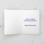 腎医退職した用グリーティングカードII カード (内部)