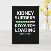 腎手術回復 |腎臓移植の贈り物 カード (黄色い花)