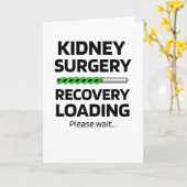 腎手術回復 |腎臓移植の贈り物 カード (黄色い花)