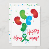 腎数珠カスタマイズ可能なパーティの招待状 招待状 (正面/裏面)