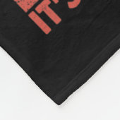 腎疾患戦士それは弱い人のためではない フリースブランケット (角)