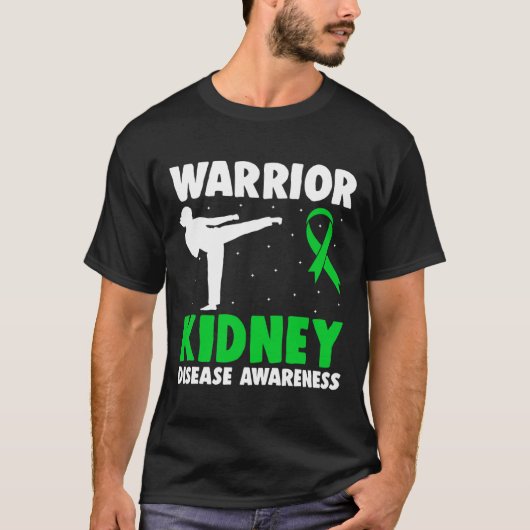 腎疾患戦士の透析腎炎の臓器Do Tシャツ (正面)