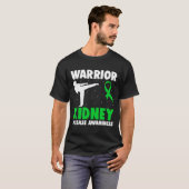 腎疾患戦士の透析腎炎の臓器Do Tシャツ (正面フル)