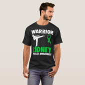 腎疾患戦士の透析腎炎の臓器Do Tシャツ (正面フル)