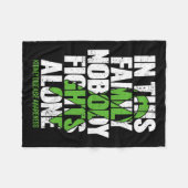 腎疾患支援 – 家族性腎疾患阿波 フリースブランケット (正面(横))