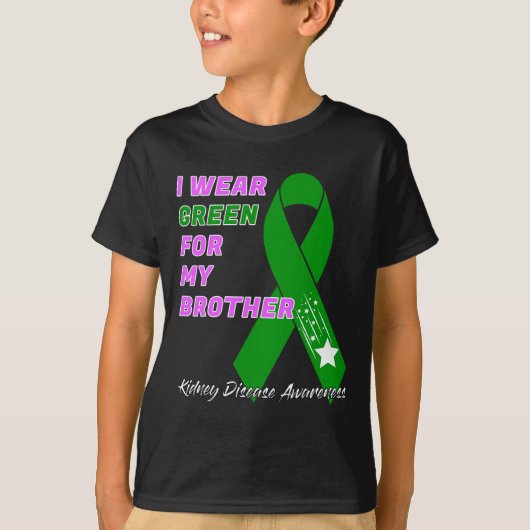 腎疾患認識度人工透析移植患者 Tシャツ (正面)