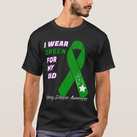 腎疾患認識度人工透析移植患者 Tシャツ (正面)