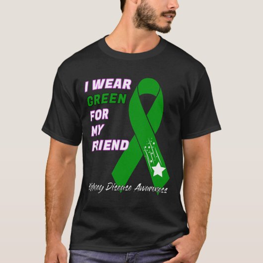 腎疾患認識度人工透析移植患者 Tシャツ (正面)