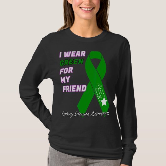 腎疾患認識度人工透析移植患者 Tシャツ (正面)