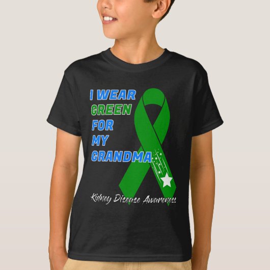 腎疾患認識度人工透析移植患者 Tシャツ (正面)