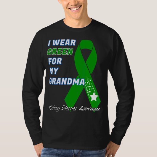 腎疾患認識度人工透析移植患者 Tシャツ (正面)