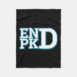 腎疾患認識度終了Pkd戦い1 フリースブランケット