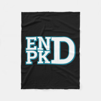 腎疾患認識度終了Pkd戦い1 フリースブランケット