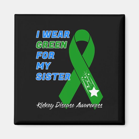 腎疾患認識度透析移植ドナー マグネット (正面)