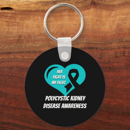 腎疾患認識度 キーホルダー (正面)
