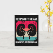 腎疾患透析技術保者のItレナ カード (黄色い花)