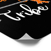 腎白血病がん認識度オレンジリボントリ ポスター (角)