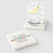 腎科おもしろいナース高素晴らし化 ストーンコースター (横)