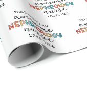 腎科おもしろいナース高素晴らし化 ラッピングペーパー (ロールコーナー)